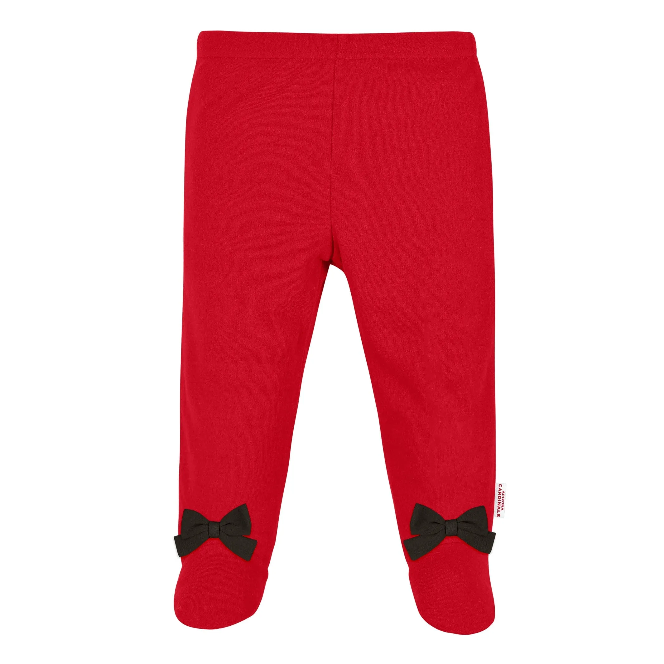 3-Piece Baby Girls Buccaneers Bodysuit, Footed Pant, & Cap Set