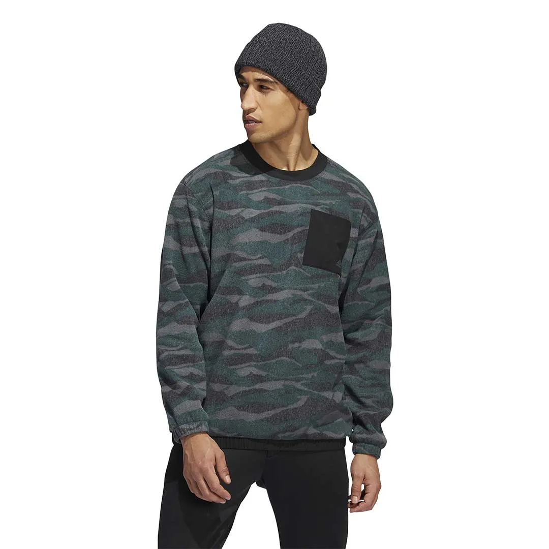 adidas - Men's Texture Print Crew Sweatshirt (HF6523)