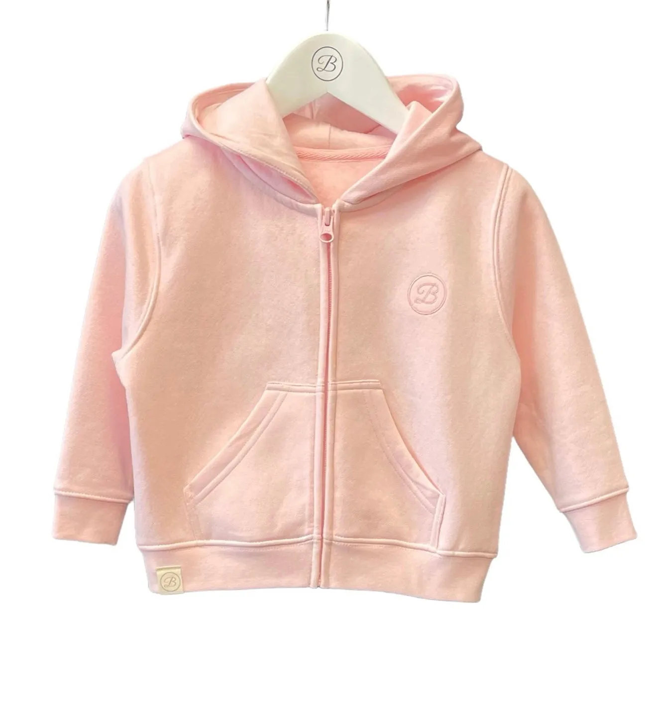 Betty McKenzie - Soft pink, hooded jacket