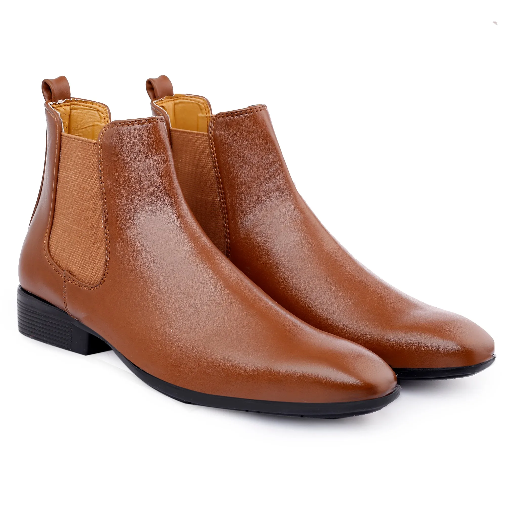 Bxxy's Faux Leather Chelsea Boots for Men