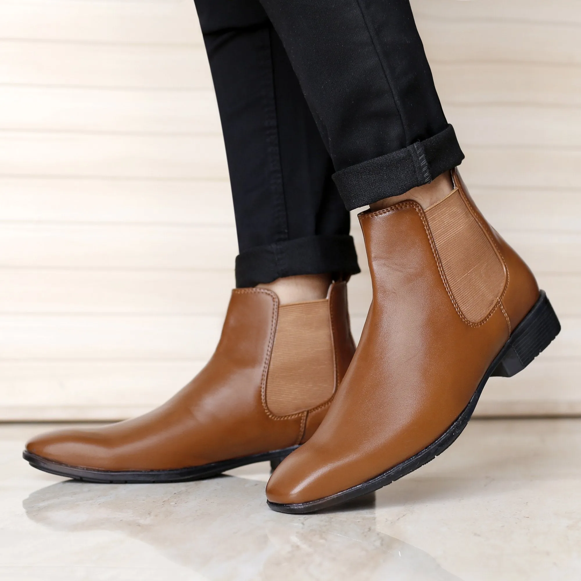 Bxxy's Men's Party Wear Chelsea Boots