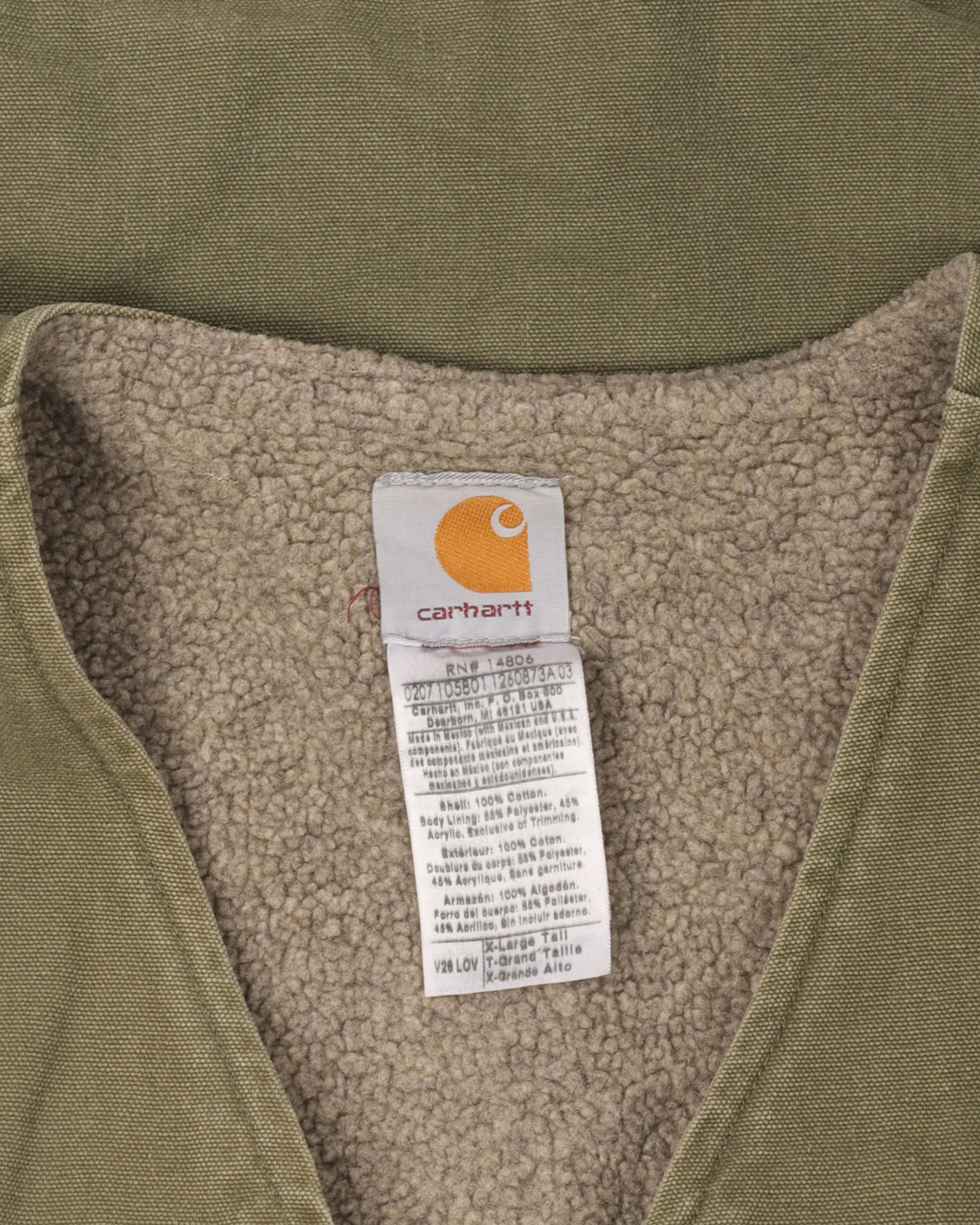 Carhartt Sherpa Lined Vest