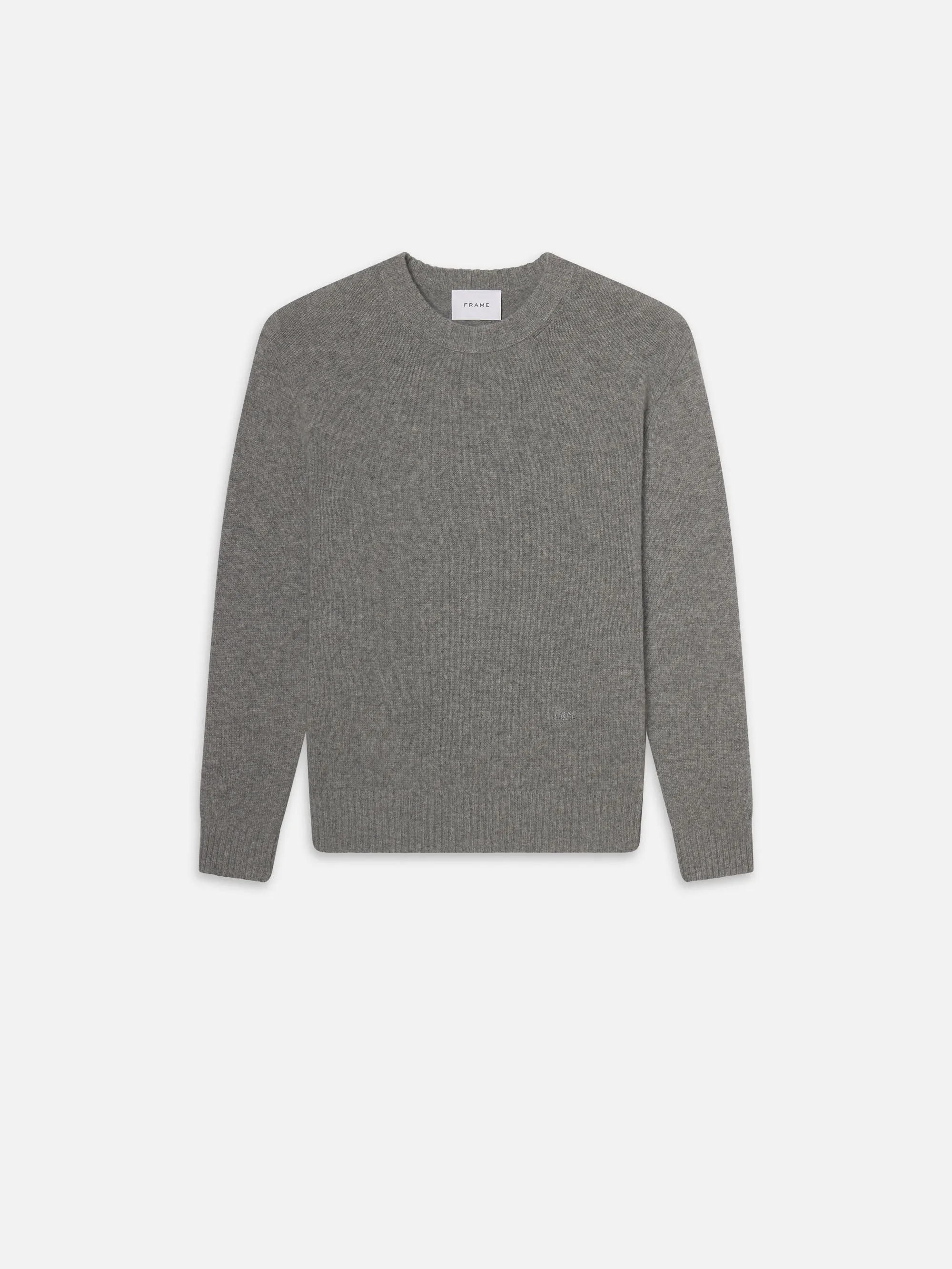 Cashmere Crewneck Sweater -- Gris