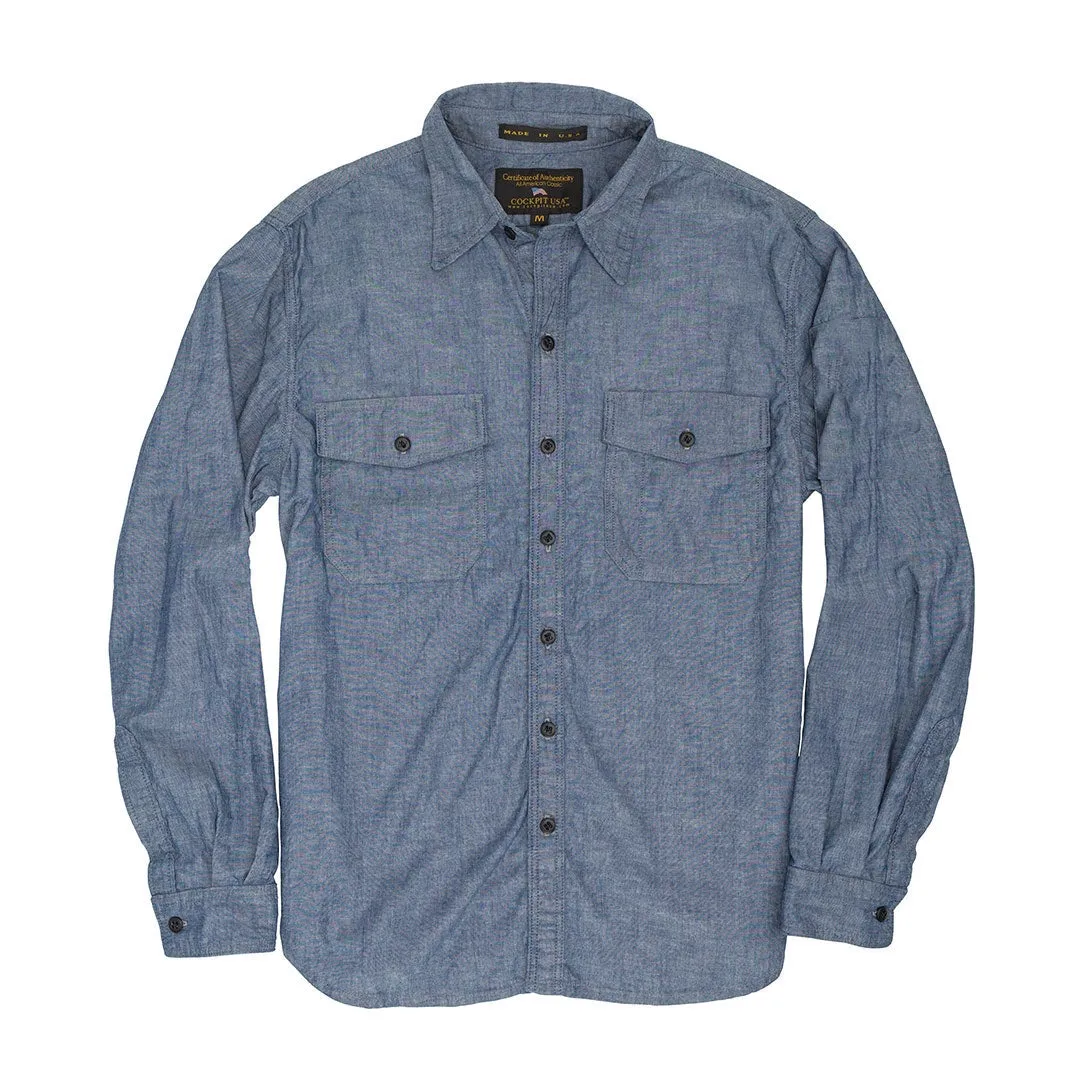 CHAMBRAY OFFICERS SHRT Z42X008