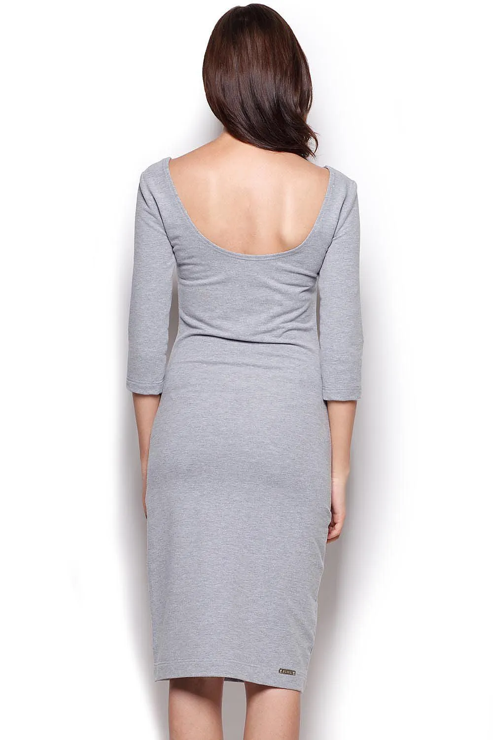 Chic Boat Neck Midi Dress - Effortless Elegance for Any Occasion