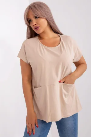 Chic Plus Size Blouse with Stylish Pockets for Effortless Elegance