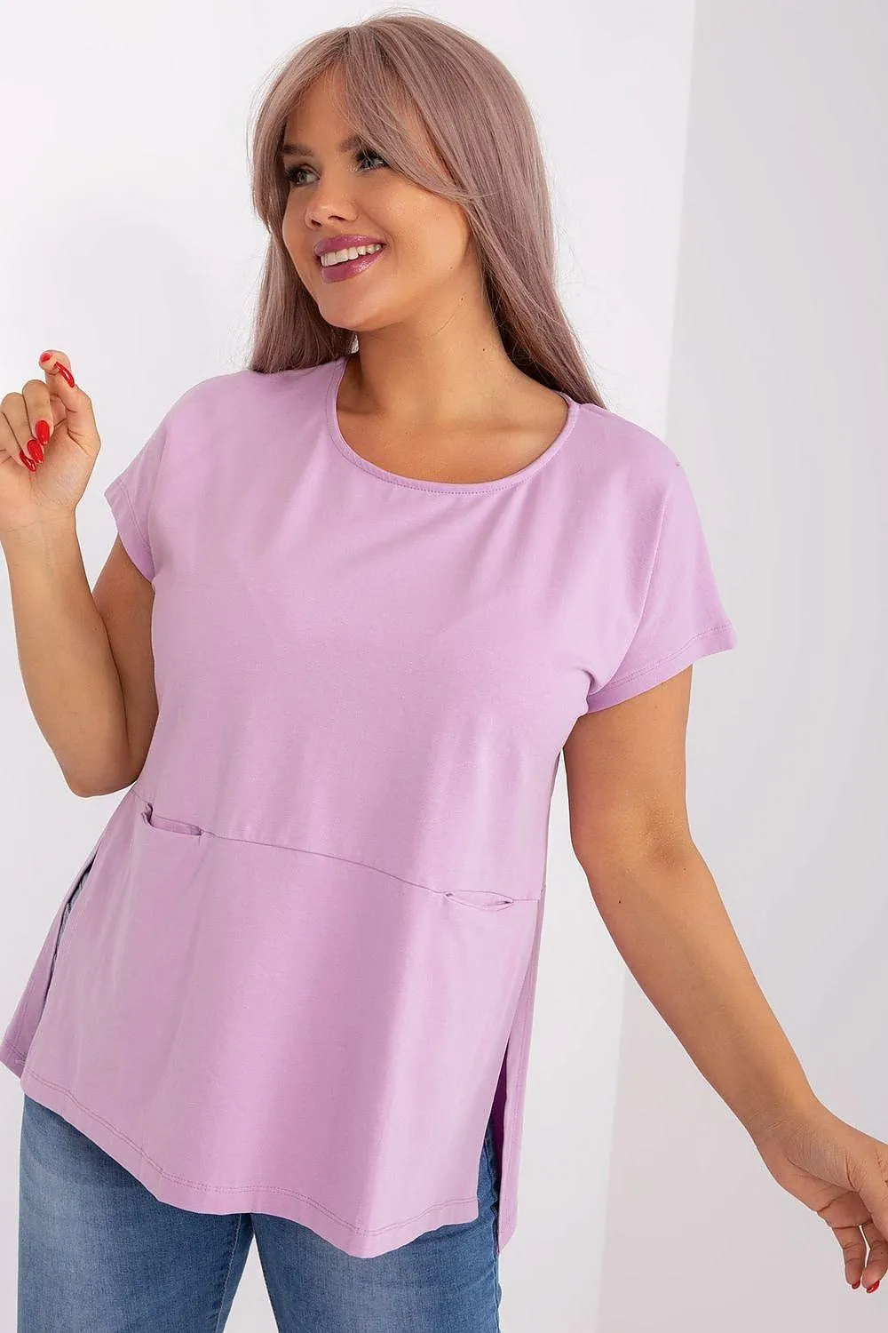 Chic Plus Size Blouse with Stylish Pockets for Effortless Elegance