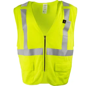 Class 2 Lime Flame Resistant Protective Vest