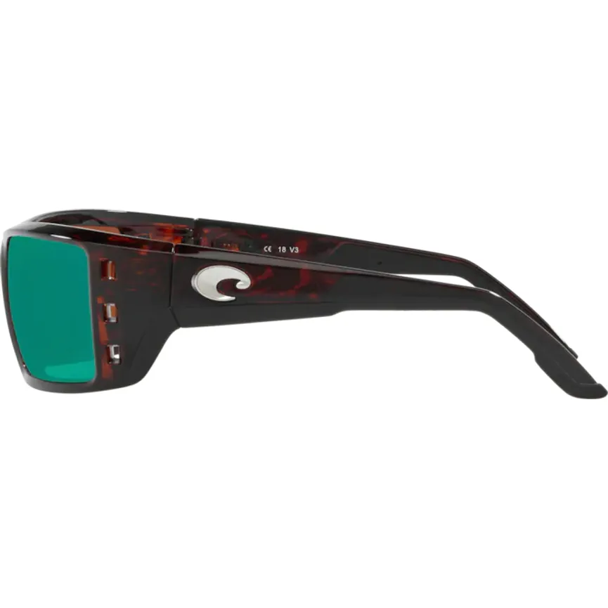 Costa Permit Sunglasses Tortoise Green Mirror 580G