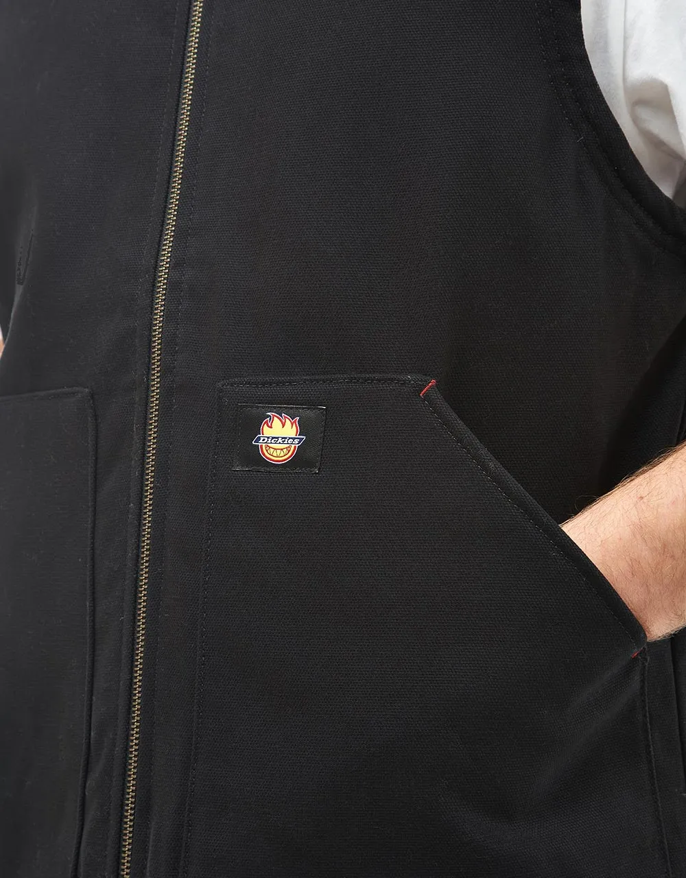 Dickies x Spitfire Vest - Black