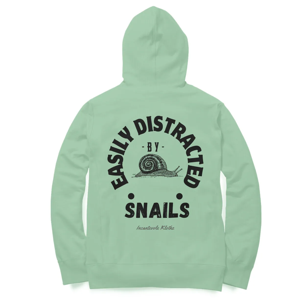 Distracted by Snails - Men's Hoodies