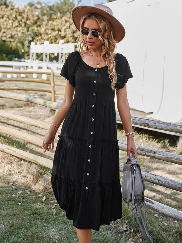 Effortless Elegance: The Essential Rayon Button-Up Dress for Summer