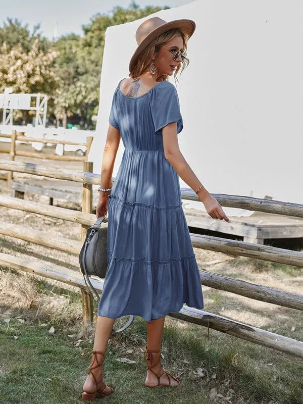 Effortless Elegance: The Essential Rayon Button-Up Dress for Summer