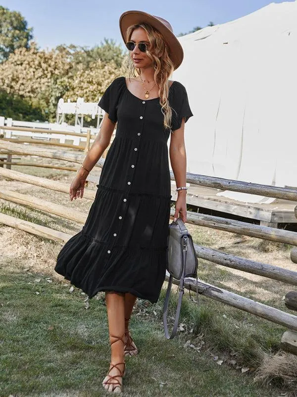 Effortless Elegance: The Essential Rayon Button-Up Dress for Summer