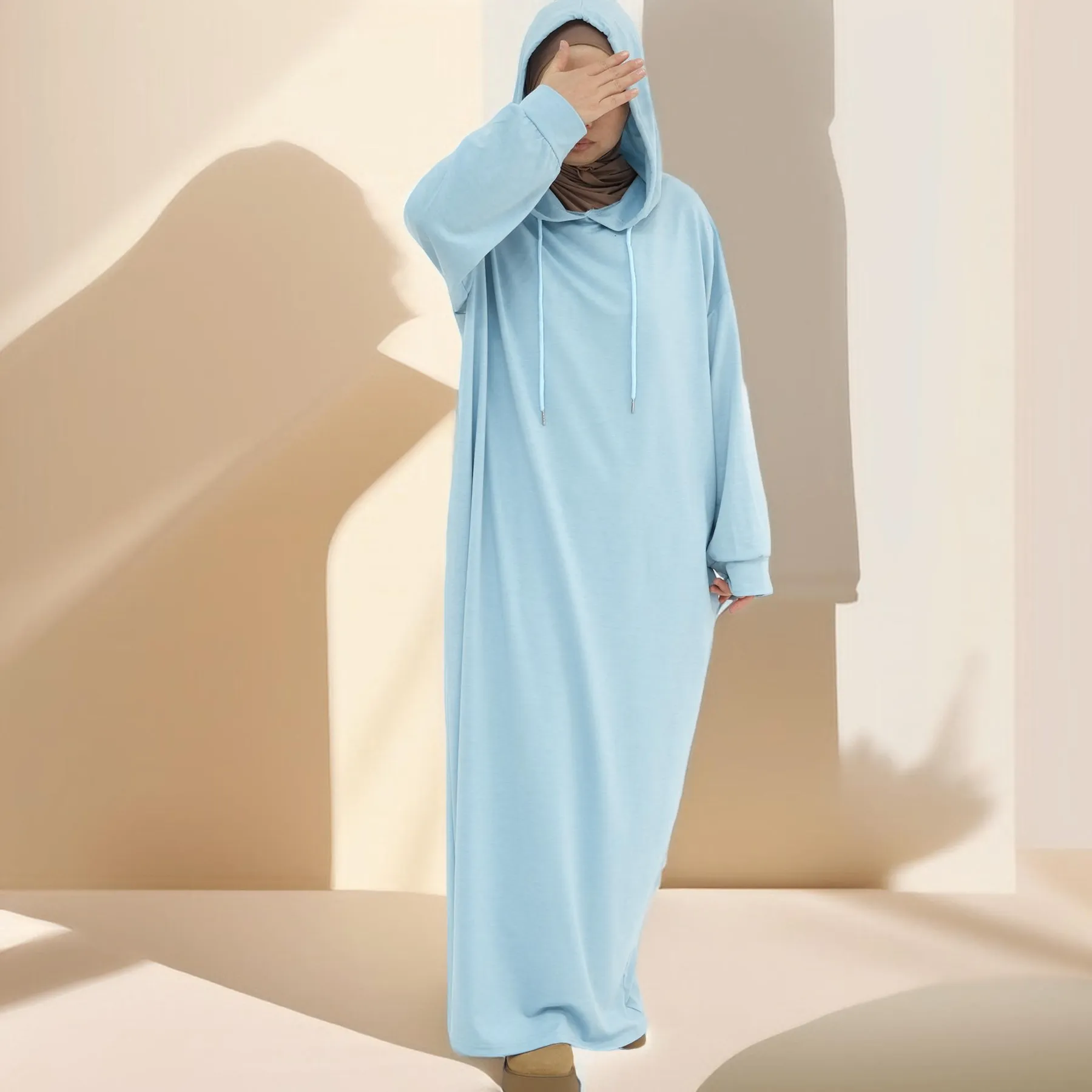 Effortless Everyday Sweatshirt Abaya Dress