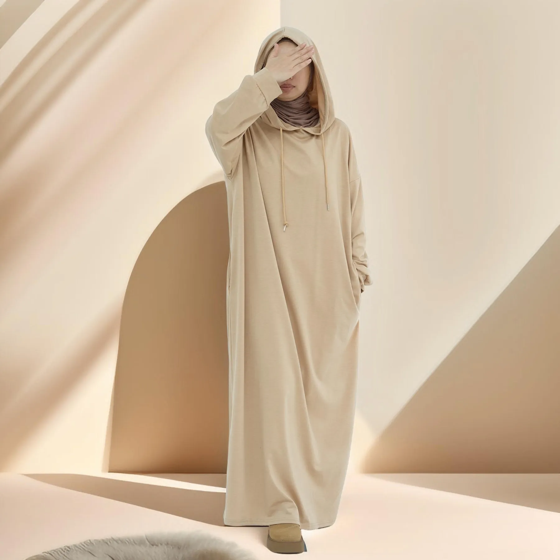 Effortless Everyday Sweatshirt Abaya Dress