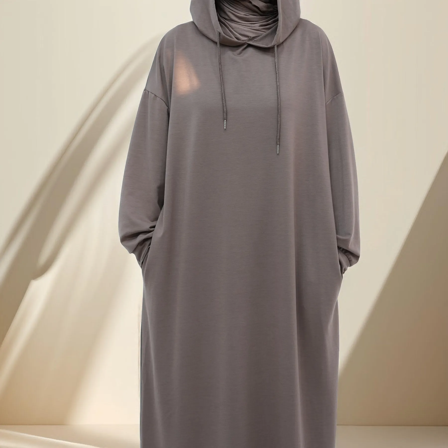 Effortless Everyday Sweatshirt Abaya Dress