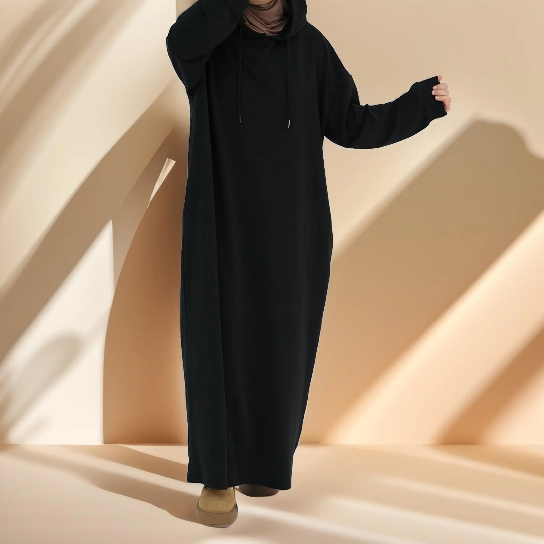 Effortless Everyday Sweatshirt Abaya Dress