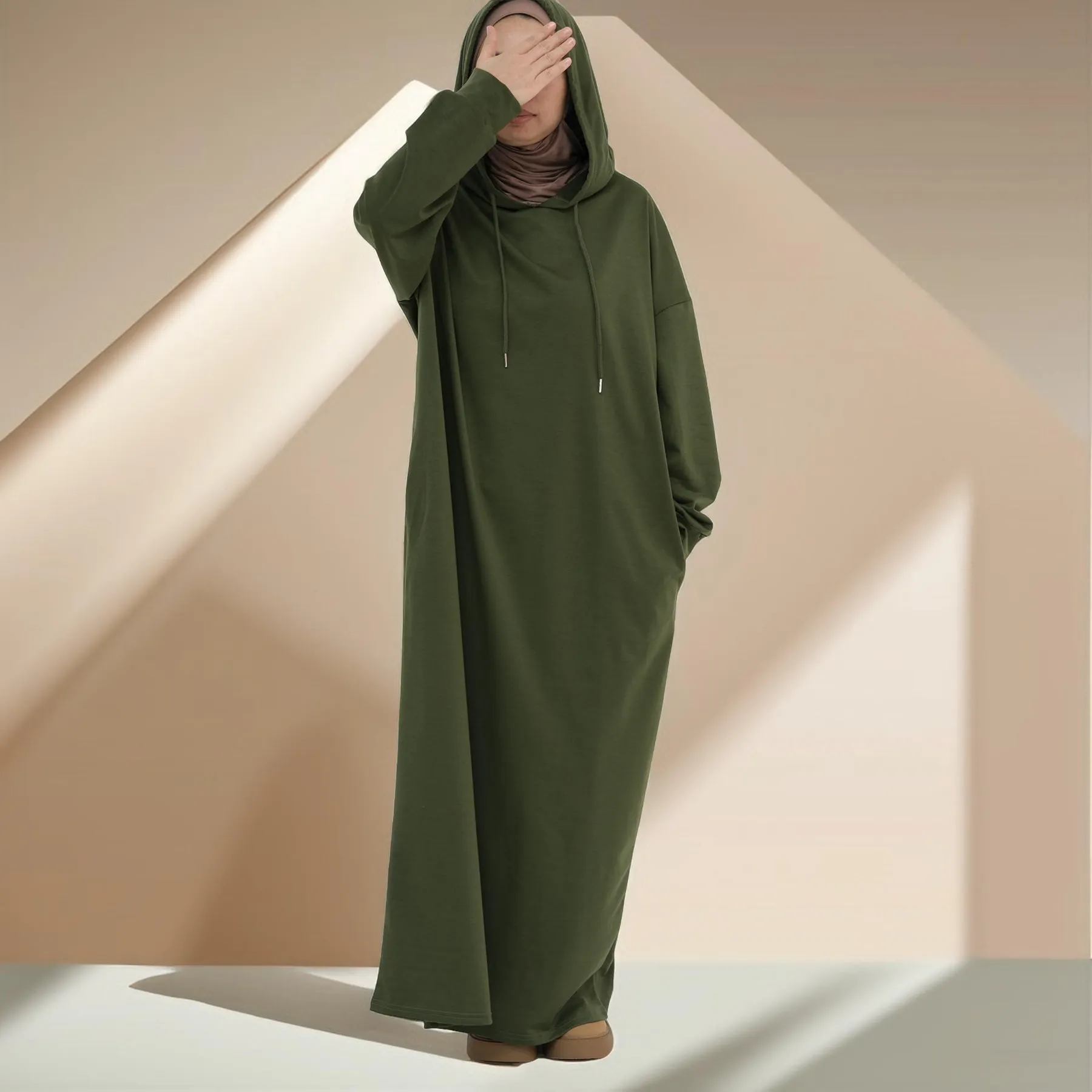 Effortless Everyday Sweatshirt Abaya Dress