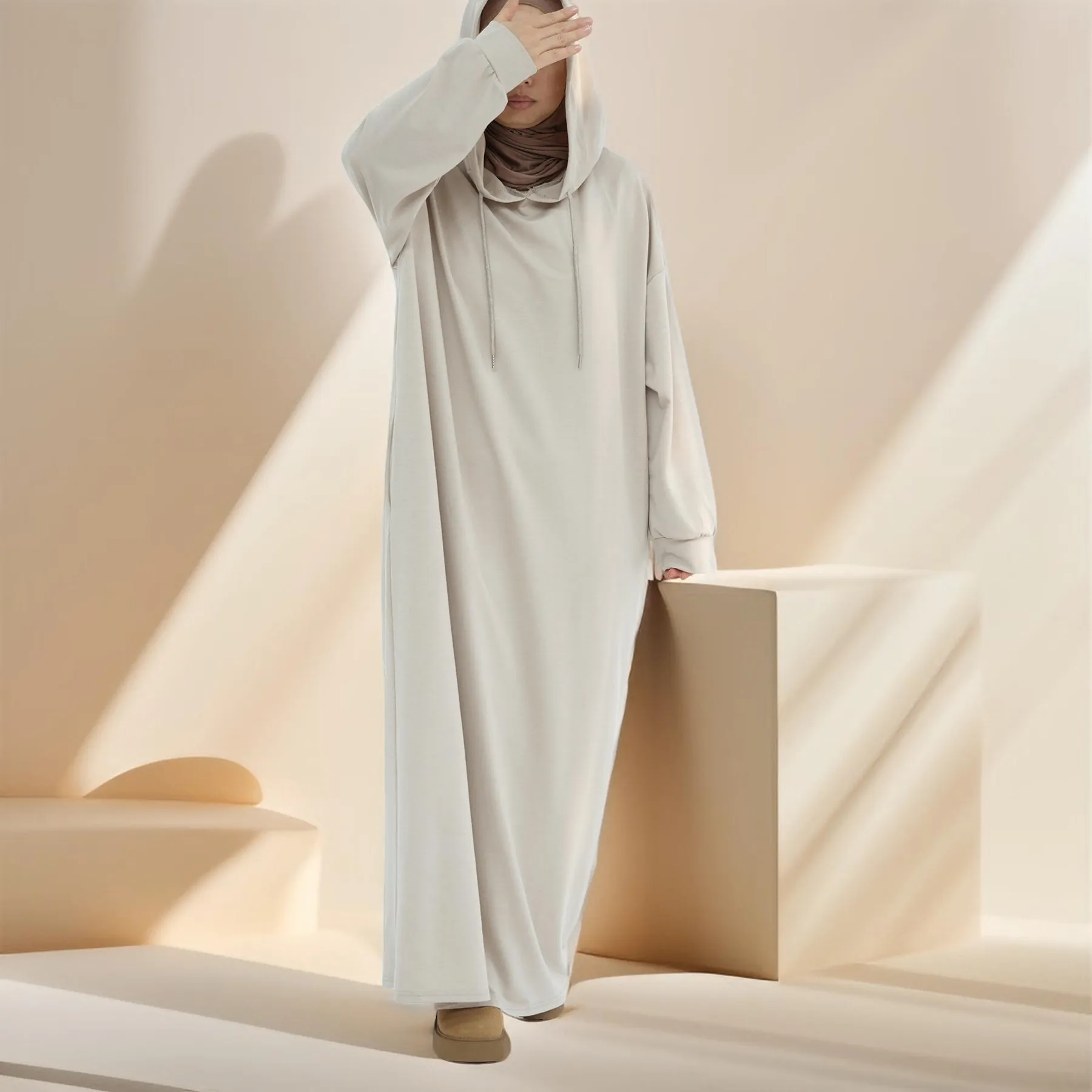 Effortless Everyday Sweatshirt Abaya Dress