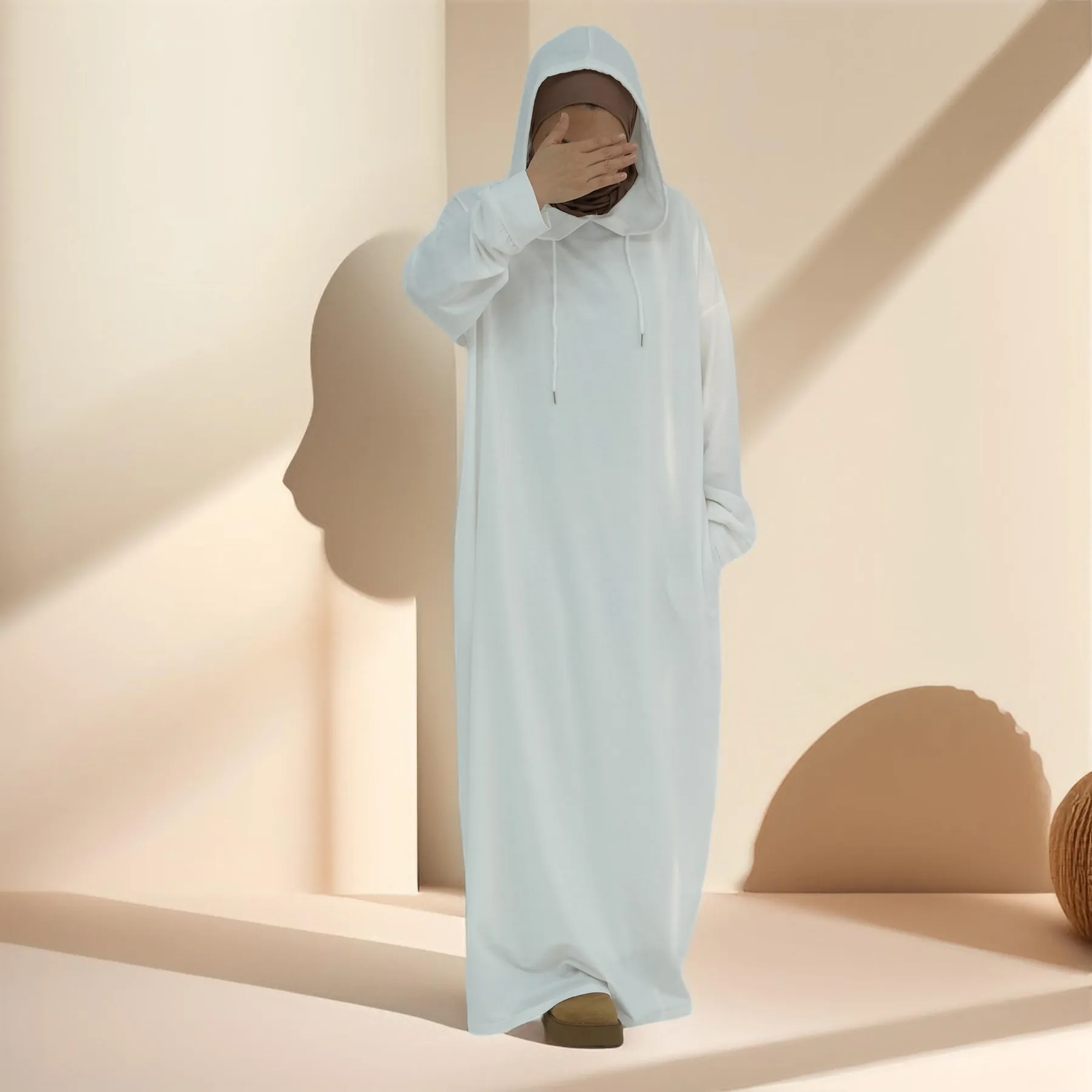 Effortless Everyday Sweatshirt Abaya Dress