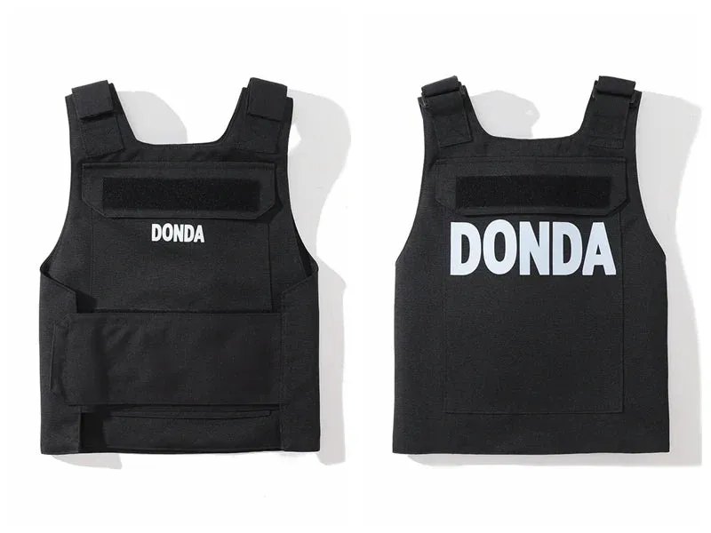 Flytonn-Flytonn Streetwear DONDA Tactical Vests Hiphop Kanye west Vest Outerwear Tops Tees Tank Gilet Singlet for men