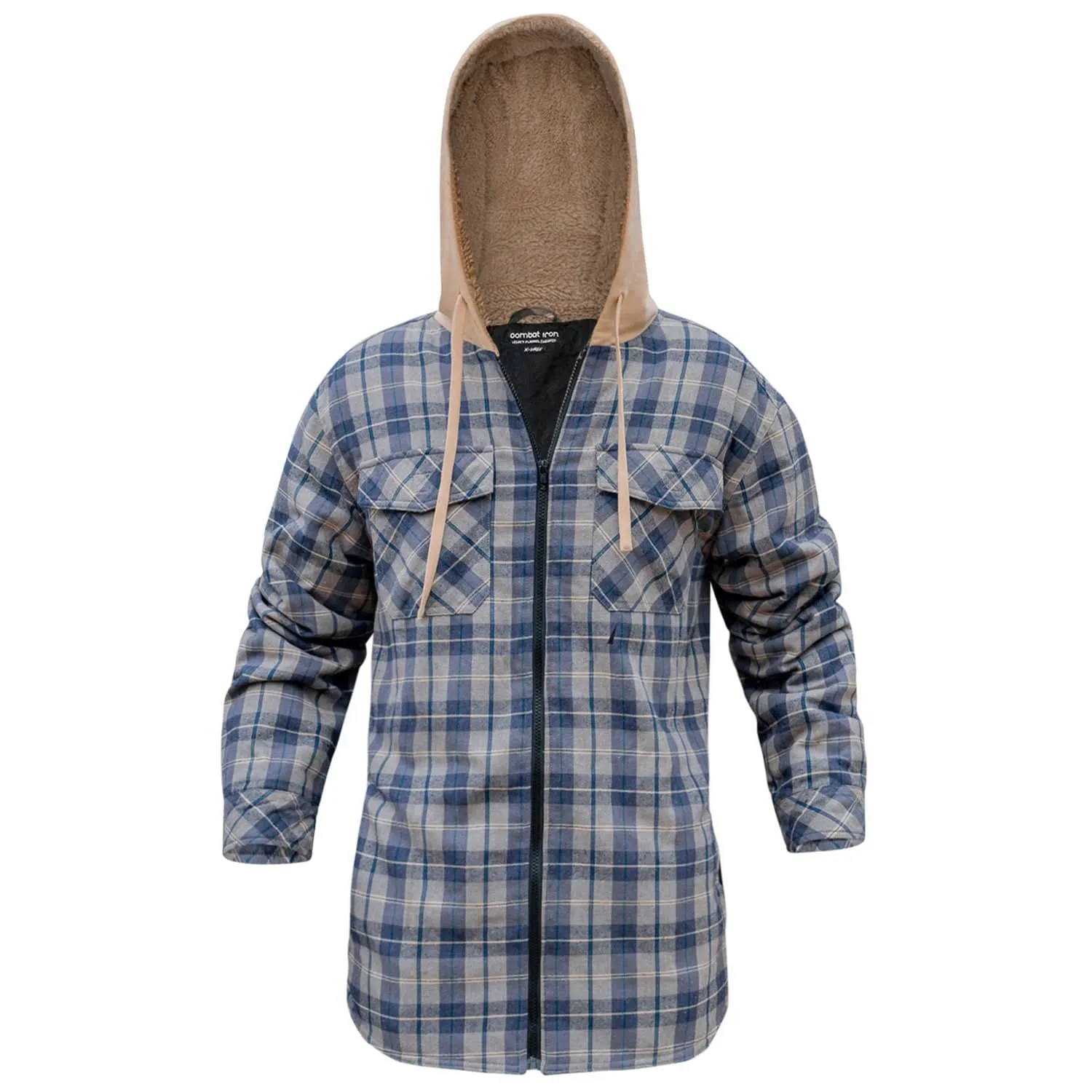 Frontier Zip Flannel with hood