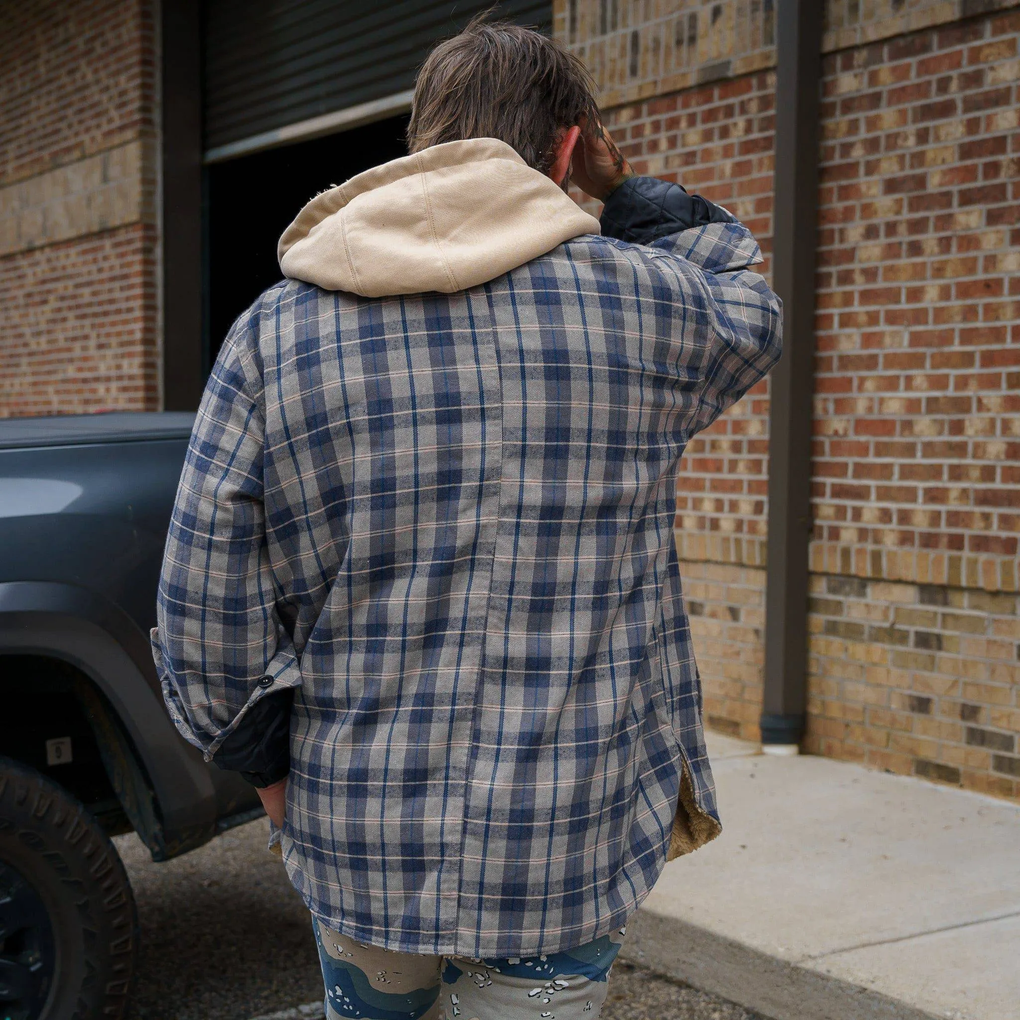 Frontier Zip Flannel with hood