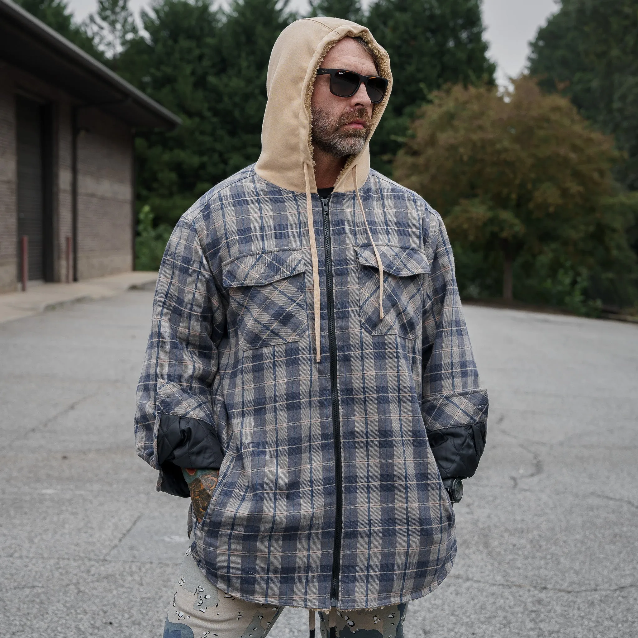 Frontier Zip Flannel with hood