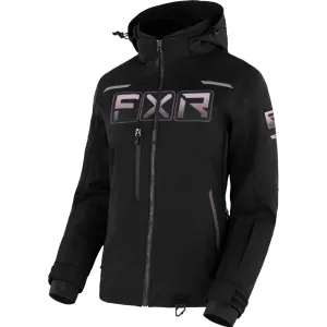 FXR Maverick Snowmobile Jacket Black/Muted Grape Fade