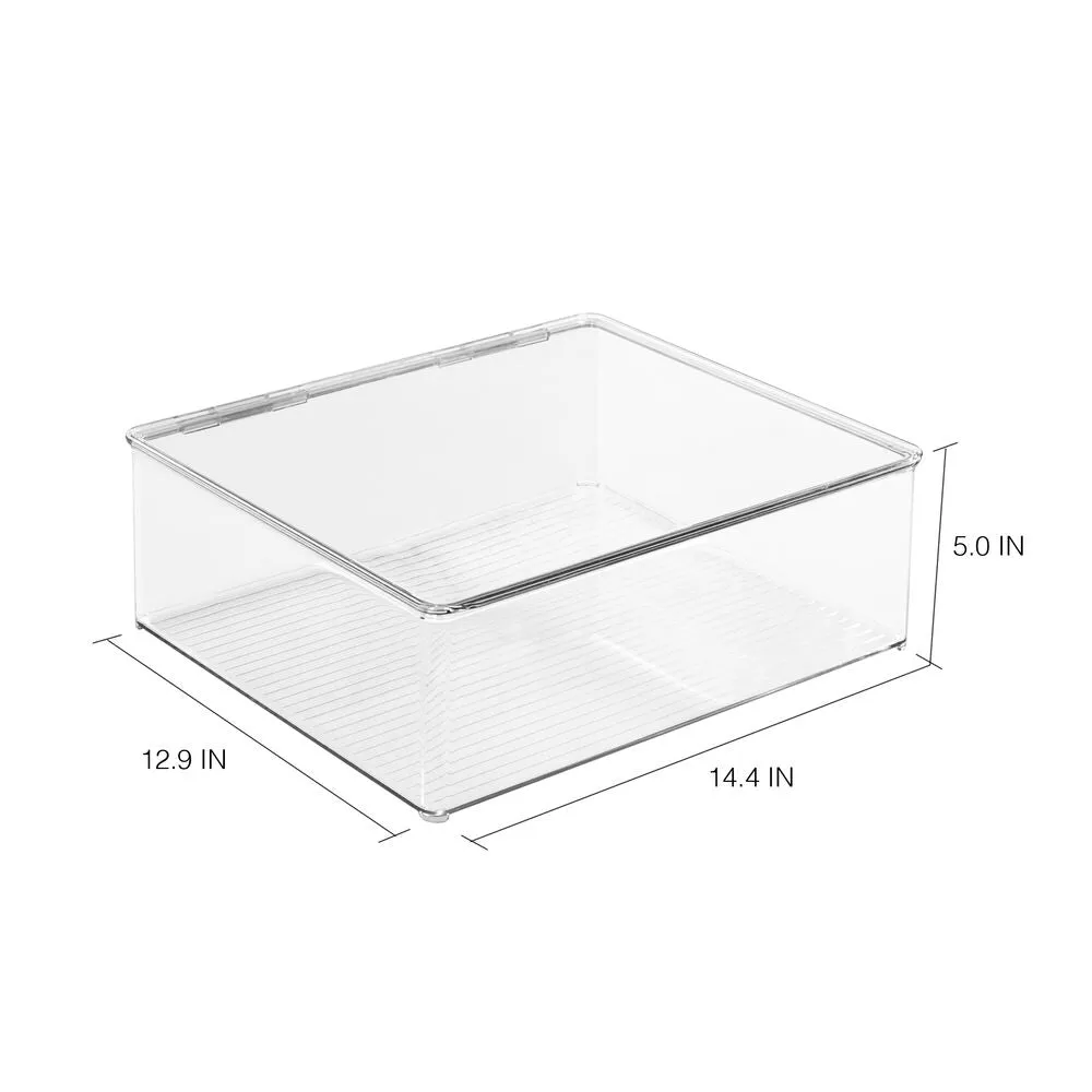 iDesign Closet Clothing Box in Clear