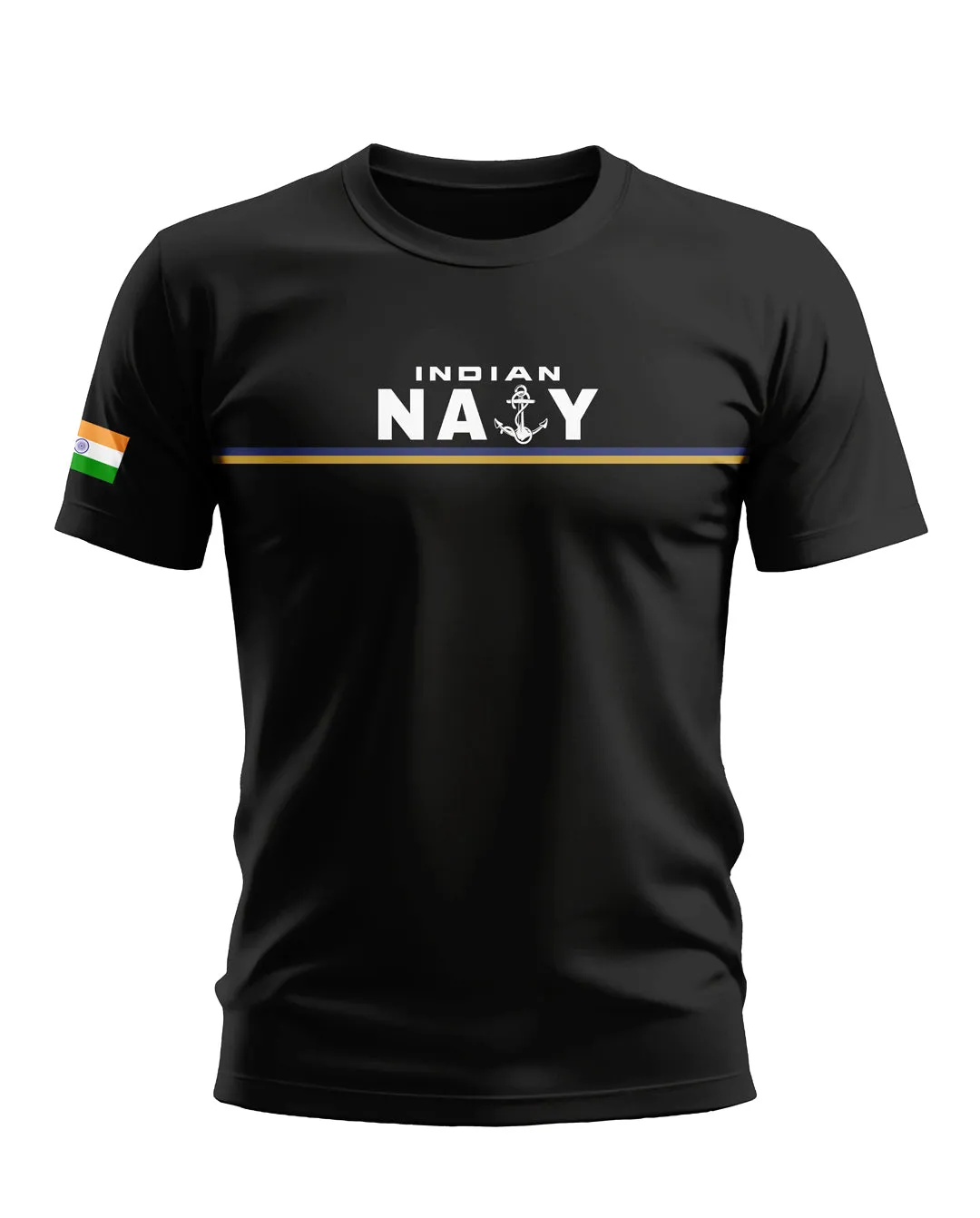 Indian Navy Anchor Style Soft Cotton T-shirt