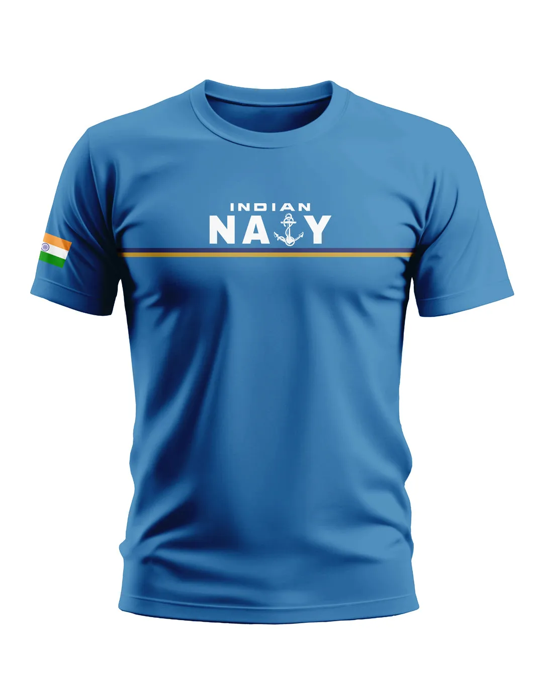 Indian Navy Anchor Style Soft Cotton T-shirt