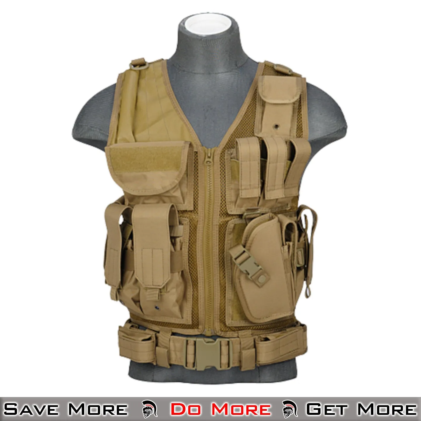 Lancer Tactical Cross Draw Airsoft Vest Tactical Plate Carrier