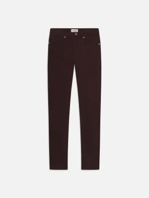 L'Homme Slim Brushed Twill -- Wine