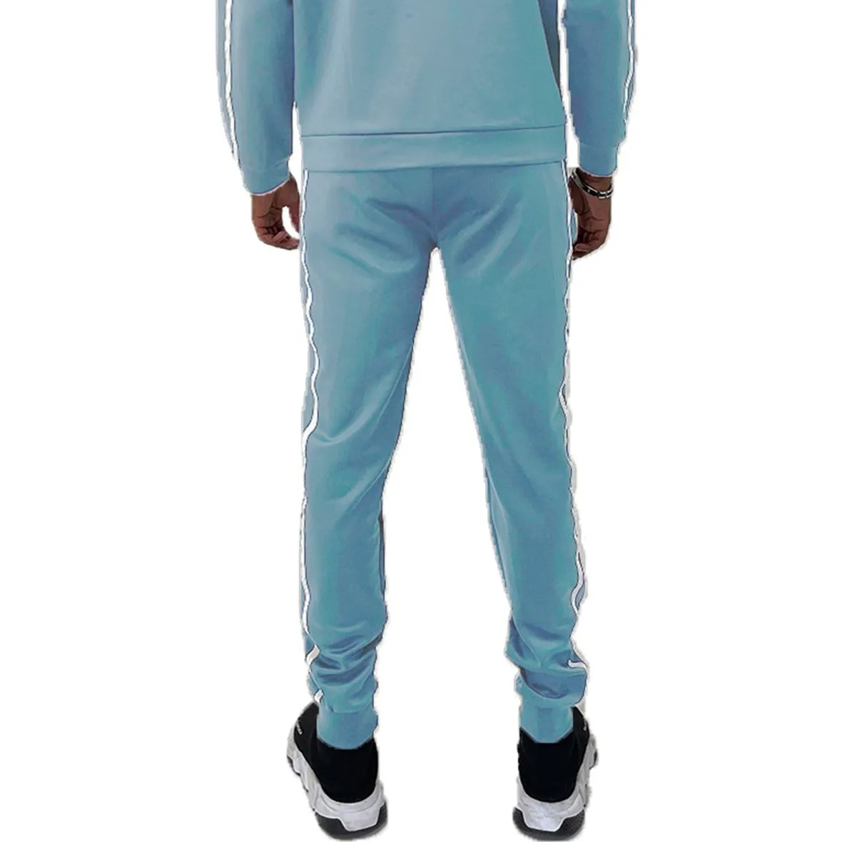 Light Blue Jordan Tape Track Jacket & Jogger Set