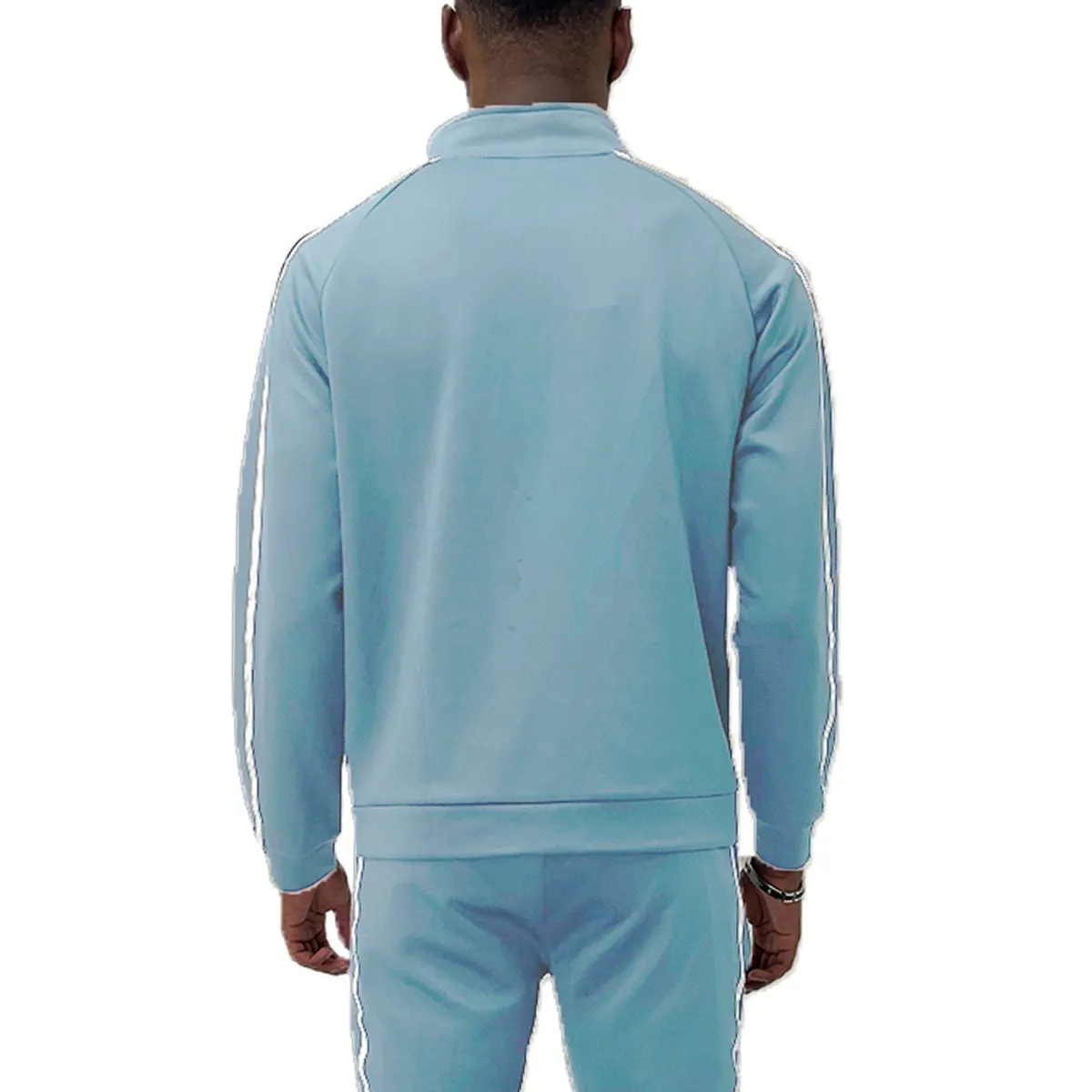 Light Blue Jordan Tape Track Jacket & Jogger Set