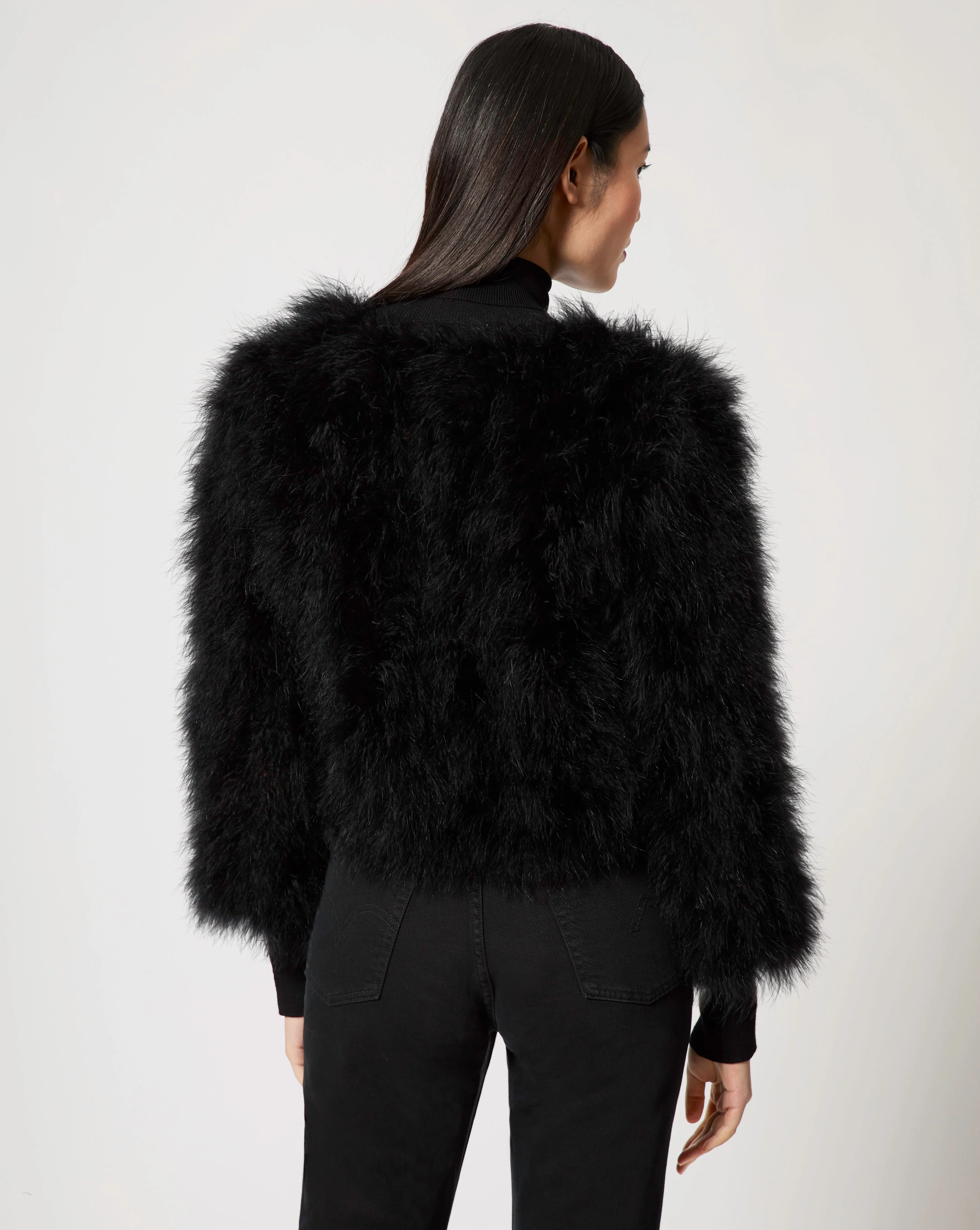 Maribou Feather Jacket