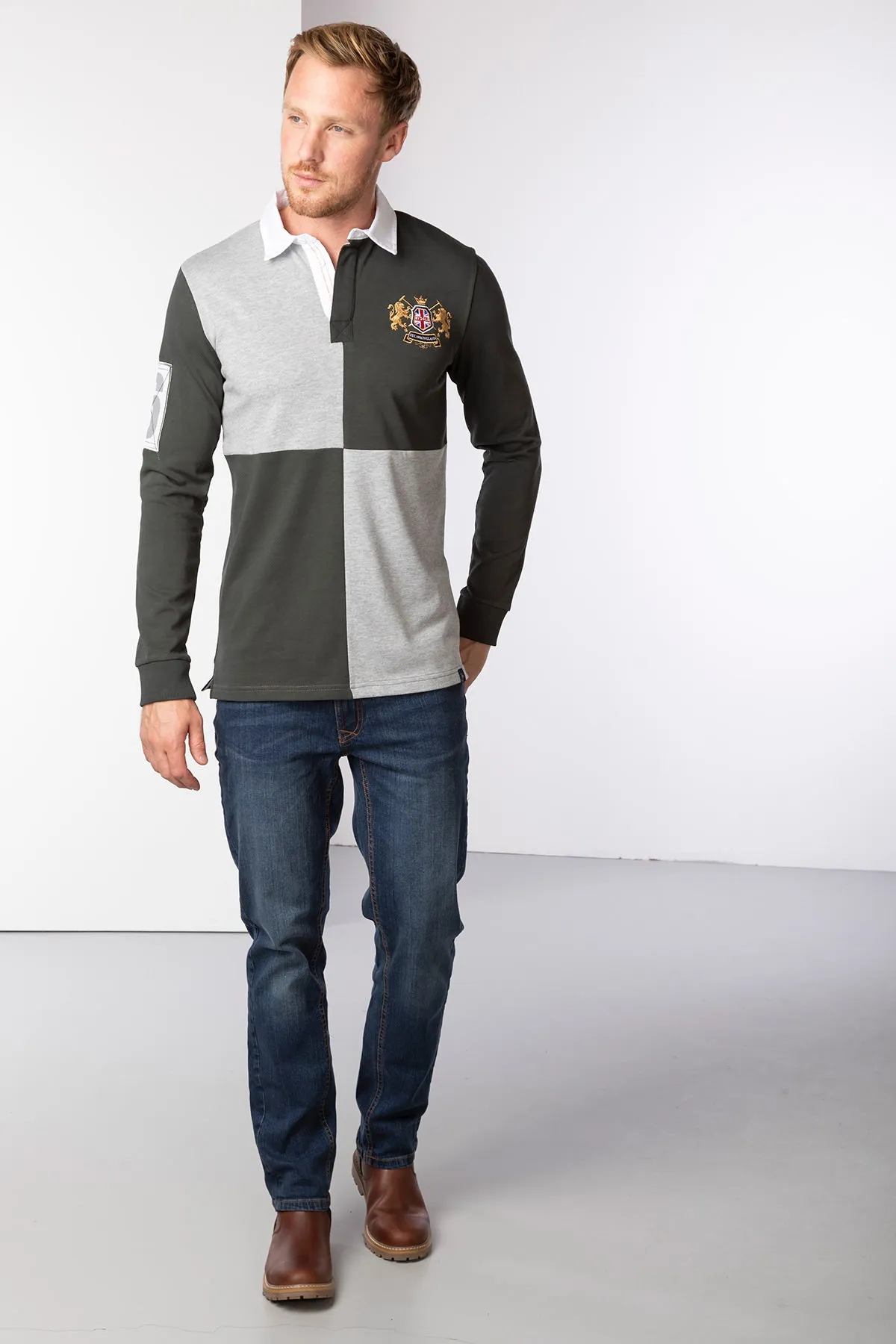 Men's Rugby Shirt - Otley Quartered