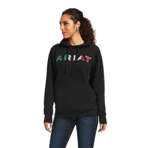 Mexico Women's Black Hoodie