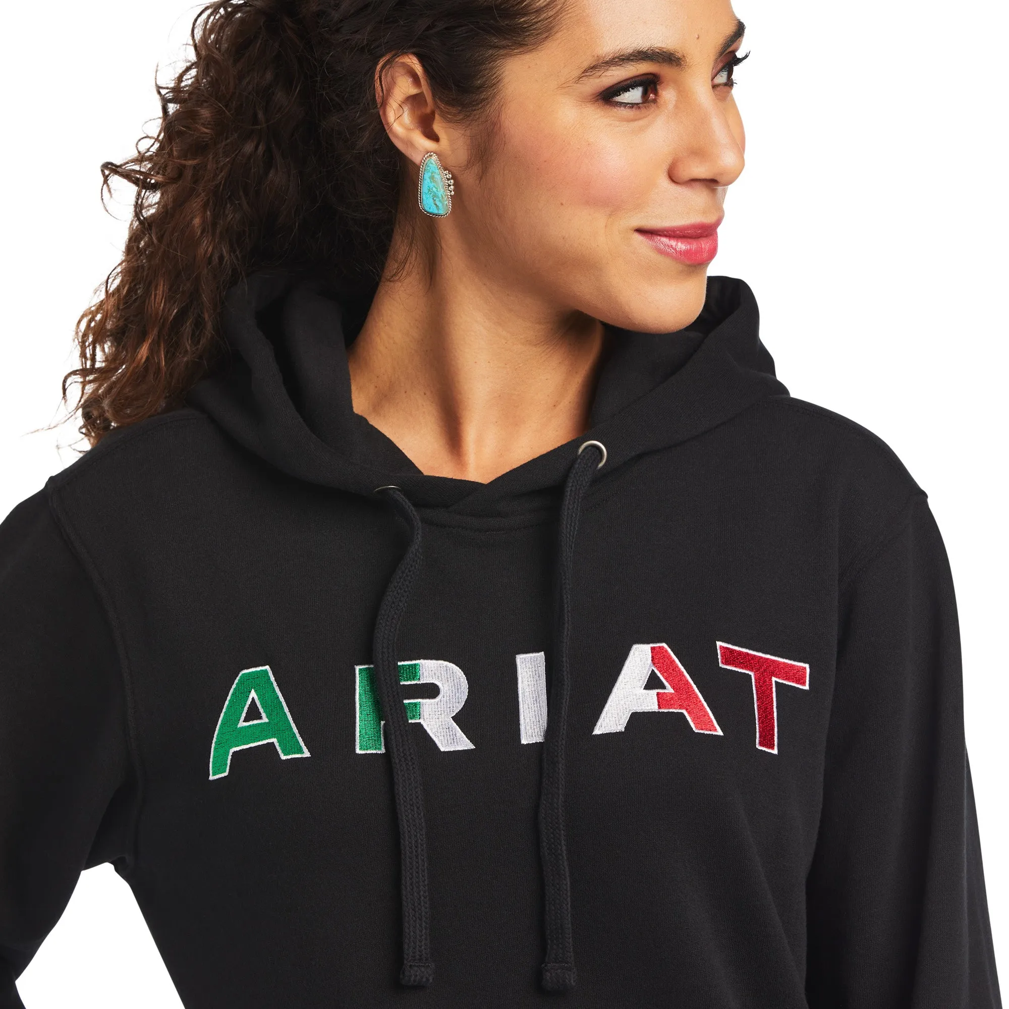 Mexico Women's Black Hoodie