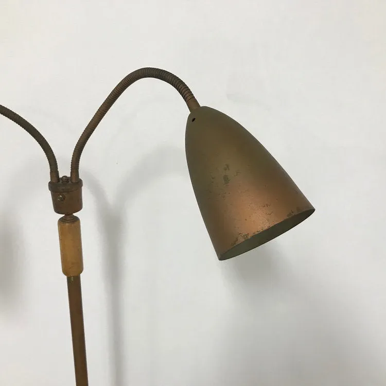 Midcentury modern gooseneck floor lamp