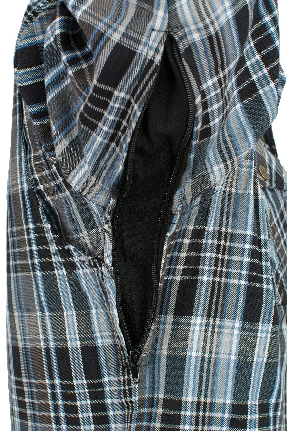 Milwaukee Performance-MPM1626-Men's Armored Flannel Biker Shirt w/ Aramid® by DuPont™ Fibers