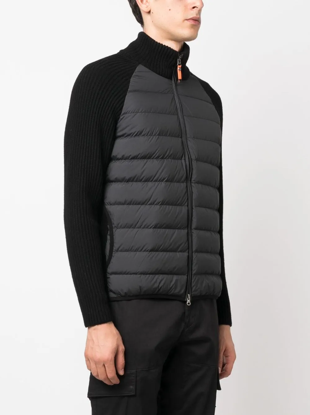 Olmo waffle-knit quilted jacket