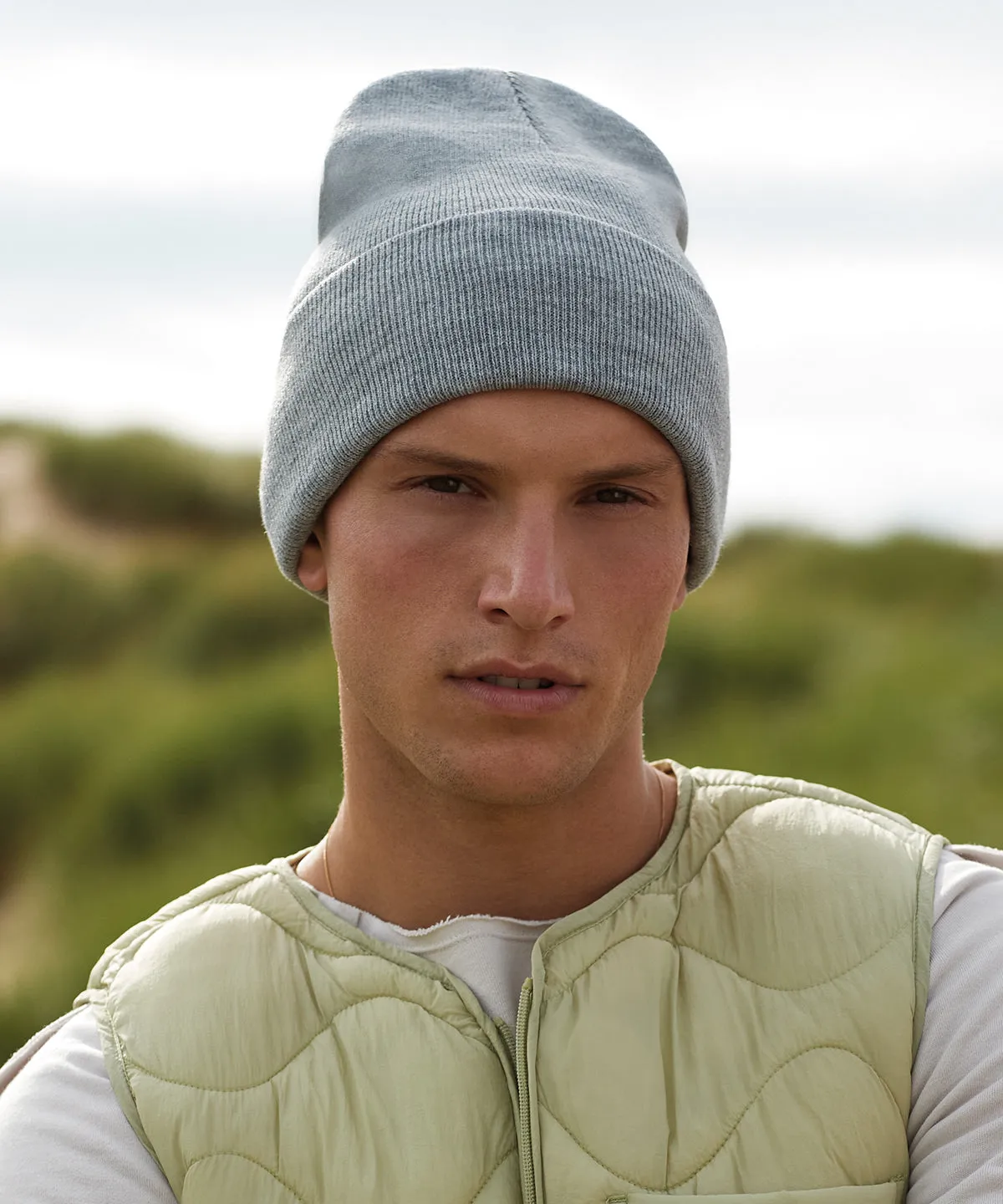 Original deep-cuffed beanie | Almond