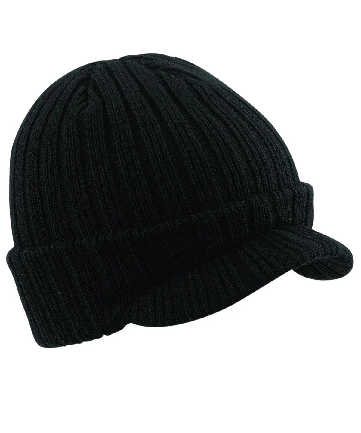 Peaked beanie | Black