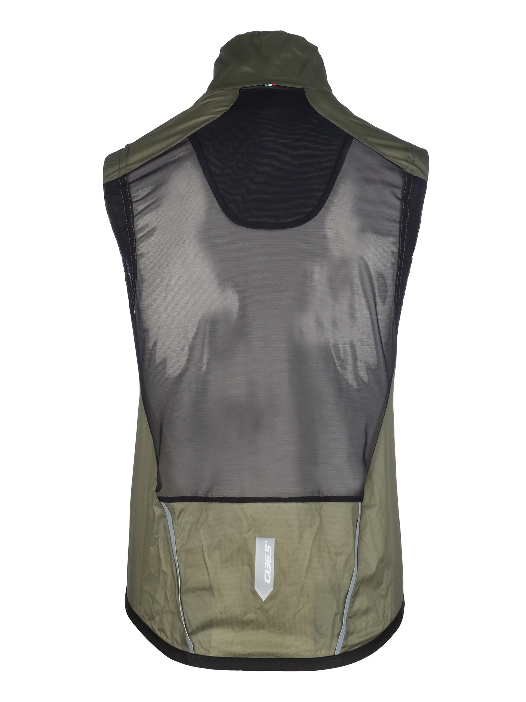 Q36.5 AIR SHELL WIND VEST MEN OLIVE GREEN