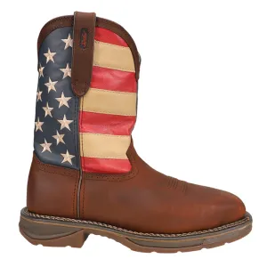 Rebel Patriotic 11 inch Electrical Steel Toe Work Boots