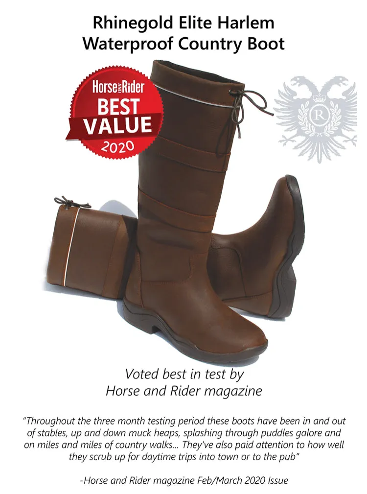 Rhinegold Elite Harlem Waterproof Country Boots