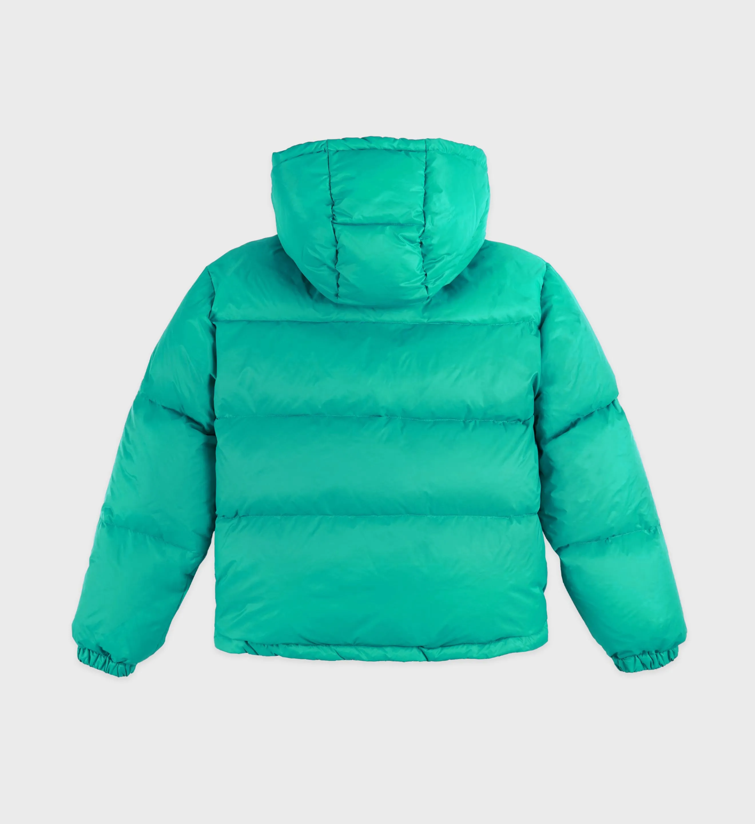 Running Woman Puffer Jacket - Spring Green